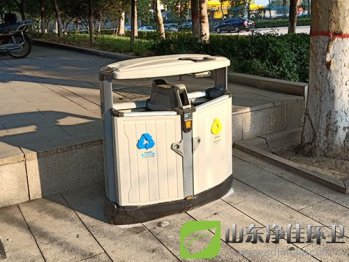 山東省淄博市張店區更換分類果皮箱